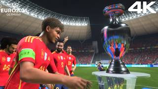 UEFA EURO 2024 Final  Spain vs England  EA FC 24 [upl. by Eenet]