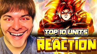 LOCAL DRAGON BALL LEGENDS WHALE REACTS TO GORESH TOP TEN JULY TIER LIST Part 3 [upl. by Akeret615]