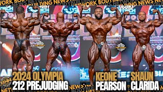 Keone Pearson VS Shaun Clarida 2024 Olympia 212 Prejudging Comparison [upl. by Dnilazor243]