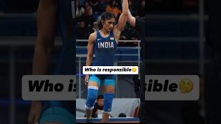 Phogat Disqualification reason behind at wrestling finalsParis2024VineshPhogatOlympics [upl. by Eleynad936]