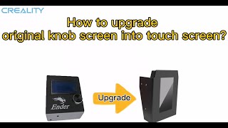 How to Install Ender 3 V2 Touch Screen [upl. by Yrellav961]