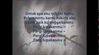 Biru Band  Pacar Yang Hilang Original Lyric Video [upl. by Anaed464]