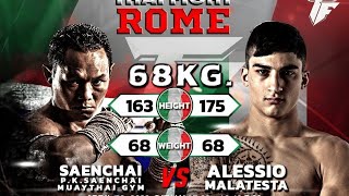 Thai Fight 2023  Match SAENCHAI vs MALATESTA  Main Card [upl. by Ieluuk]