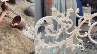 Aluminum Leaf Casting for Decorative Art  DIY Leaf Design Decor [upl. by Tremann]