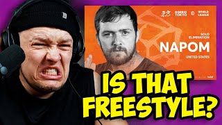 CHEZAME Reacts  NaPoM 🇺🇸  GRAND BEATBOX BATTLE 2023 WORLD LEAGUE  Solo Elimination [upl. by Aisereht570]