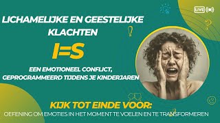 Is jouw chronische pijn een emotioneel conflict dat je lichaam saboteert Geleerd als kind 2024 [upl. by Danzig225]