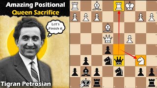 Petrosians Amazing Queen Sacrifice  Pachman vs Petrosian 1958 [upl. by Yates]