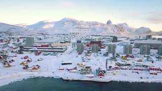 Colourful Nuuk in Winter [upl. by Wonacott]