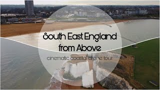 South East England from Above  Cinematic Coastal Drone Tour [upl. by Eartnoed513]