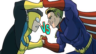 HOMELANDER vs INVINCIBLE  Fan Animation [upl. by Boone]