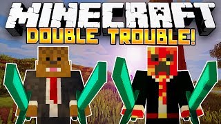 Minecraft EPIC DOUBLE TROUBLE  wPreston amp JeromeASF [upl. by Betsy]