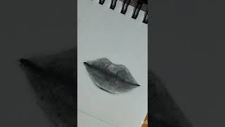 How to draw lips how to draw glossy lips😊for beginners dailyvlog stepbysteppaintingforbeginners [upl. by Bidget299]