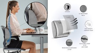 Lower Back Pain  How The ComfiLife Lumbar Support Pillow Can Relieve Lower Back Pain [upl. by Yatnwahs]