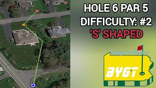 Hole 6 Par 5  2024 Backyard Masters  BYGT BackYard Golf Tour [upl. by Nnodnarb290]