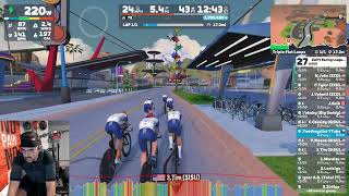 Zwift racing league ZRL TTT Open Americas Central Div 1 C on triple flat loops [upl. by Pierre]