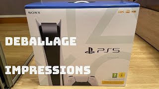 Découverte de la PS5 déballage première impressions [upl. by Chet]