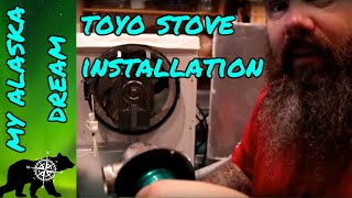 How to install a toyostove on an off grid homestead [upl. by Grussing]