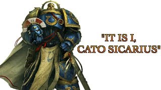 40 Facts amp Lore on Cato Sicarius Warhammer 40k [upl. by Yrrot]