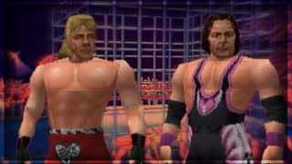 Shawn Michaels vs Bret Hart Cage Match Wrestlemania x 64 [upl. by Meeharbi]