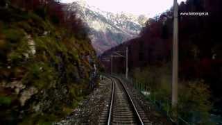 Salzkammergutbahn  anfangs nächtliche Führerstandsmitfahrt von Attnang nach StainachIrdning [upl. by Inihor]