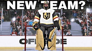 NHL 24 Goalie Be a Pro 4  FREE AGENCY [upl. by Elvira]