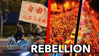 China Mass Uprising  Students Cycle to Tiananmen  Government Scared  Special Report [upl. by Ameerahs]