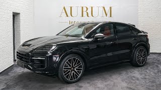 2024 PORSCHE CAYENNE EHYBRID COUPE CHROMITSCHWARZ  BORDEAUXROT  AURUM [upl. by Shewmaker]