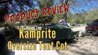 KampRite Oversize Tent Cot  Product Review [upl. by Aurie]