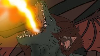 Vhagar Vs Caraxes House of the Dragon  Animation [upl. by Erikson421]