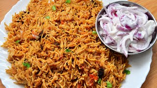 Plain Biryani Recipe Kuska Recipe Lunch Recipes [upl. by Rufus]