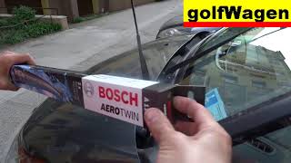 Citroen wipers to the service position and how to change wipers Bosch aerotwin [upl. by Kaitlyn]