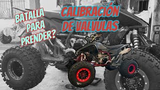 Cómo calibrar válvulas Honda trx450er R crf  HEAD CALIBRATION [upl. by Suirradal]