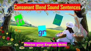 Consonant Blend Words  Phonics Reading  fr gr pr  Mater your English Skills [upl. by Aneeuqahs12]