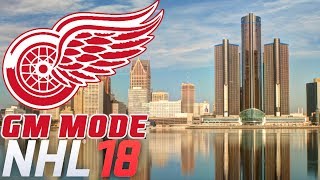 NHL 18  GM Mode Commentary  Detroit ep 1 [upl. by Euridice]