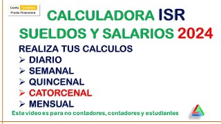 MACRO CALCULADORA SUELDOS Y SALARIOS 2024 TODOS LOS CALCULOS EN UNA SOLA PLATAFORMA [upl. by Ajed]