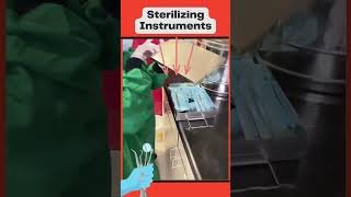 How To Clean Dental Instruments  Sterilization Process  shorts [upl. by Utta608]