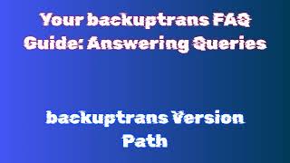 backuptrans 2025 latest version full installation and License Code Procedure [upl. by Ericka358]