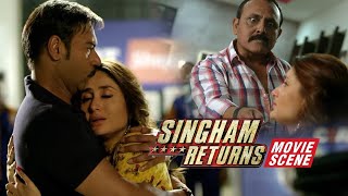 Ajay Devgn Single Handedly Takes On His Enemies  Singham Returns Movie Scene [upl. by Coltin]