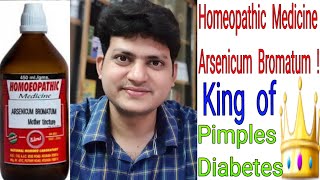 ARSENICUM BROMATUM  Homeopathic medicine ARSENICUM BROMATUM king of pimples amp Diabetes [upl. by Sucam881]