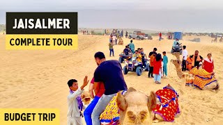 Jaisalmer Complete Tour Guide  Jaisalmer Tourist Places  Jaisalmer Budget Trip [upl. by Atinrahc]