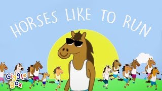 Horses Like To Run  Kids Songs  Family Fun  Gigglebox [upl. by Rehteh]