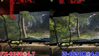 FX835047 vs i54690K48 in FarCry4 10 [upl. by Aivatahs548]