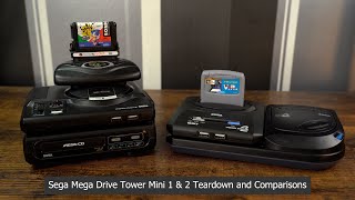 Sega Mega Drive Tower Mini 1 amp 2 Teardown and Comparisons [upl. by Ratcliff980]