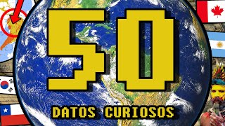 50 DATOS CURIOSOS DEL MUNDO Geografía [upl. by Eitsym880]