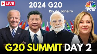 G20 Summit LIVE World Leaders Meet Amidst Ongoing RussiaUkraine Tension  G20 in Brazil  N18G [upl. by Edme202]