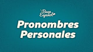 Pronombres Personales [upl. by Vilhelmina957]