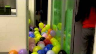 Creating the Balloonery  Best balloon room office prank [upl. by Okimik]