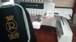 Broderie avec Brother Pr1000 Polo Gildan Dryblend [upl. by Onoitna]