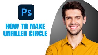 How to make a no fill or unfilled circle in Photoshop  Fastest and Easiest Way [upl. by Orella880]