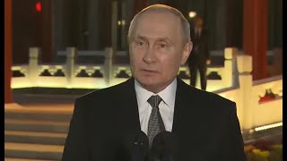 Путин в Китае прессконференция по итогам визита LIVE [upl. by Dnomad54]